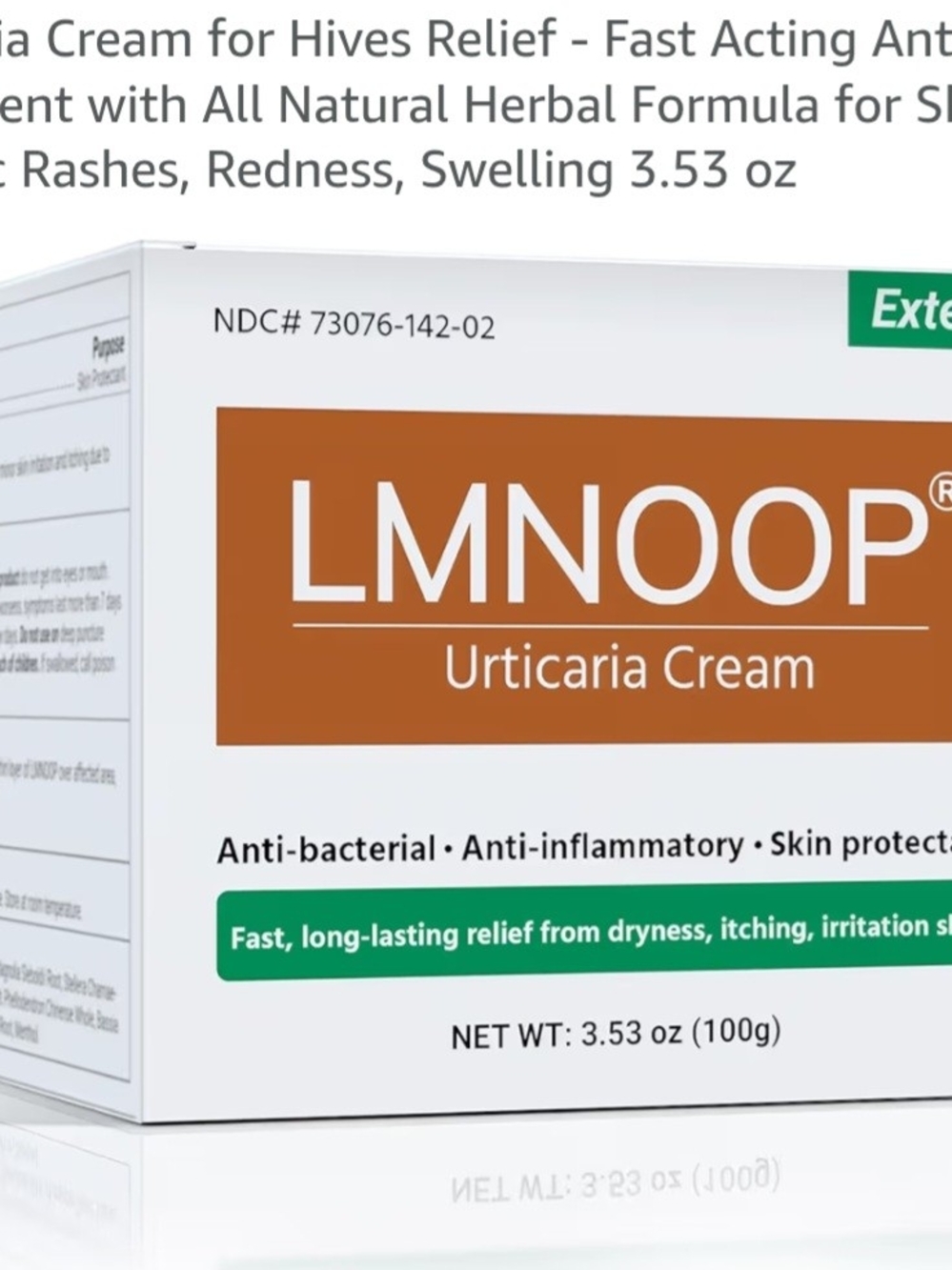 LMNOOP Urticaria Cream Sk8n Protectant (2 Boxes) - Picture 3 of 3